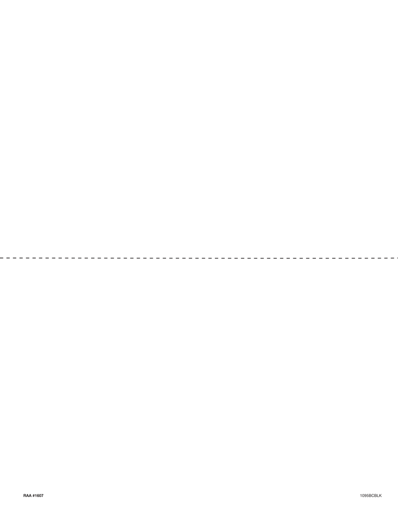 1095-B and/or 1095-C Blank w/Backer