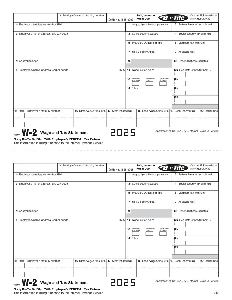 W-2 Employee Copy B