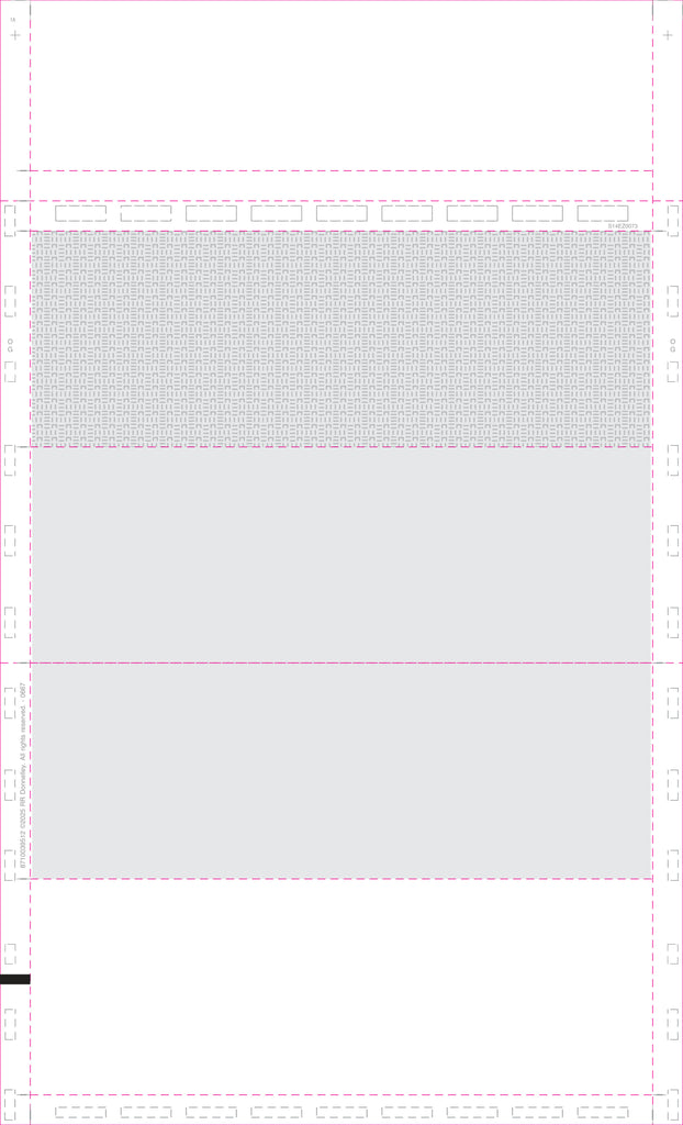 W-2 Blank, Copies B,C,2,2, 4-Up (Horizontal), w/ Backer Instructions, EZ-Fold Simplex, 14", (500 Forms)