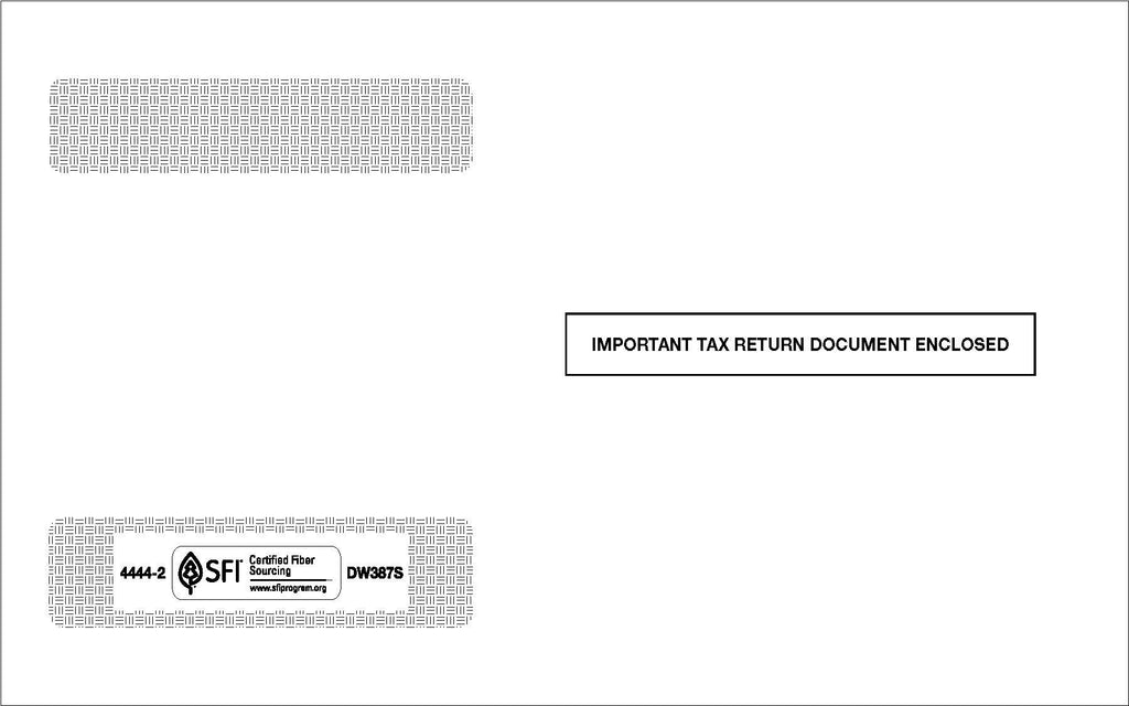 Double Window Envelope 44442 - Self Seal