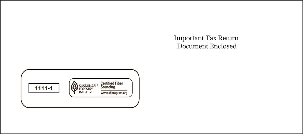 Single Window 1099 Envelope (SW19)