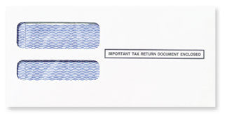 Double Window W-2 3UP Laser Envelope (DW3)