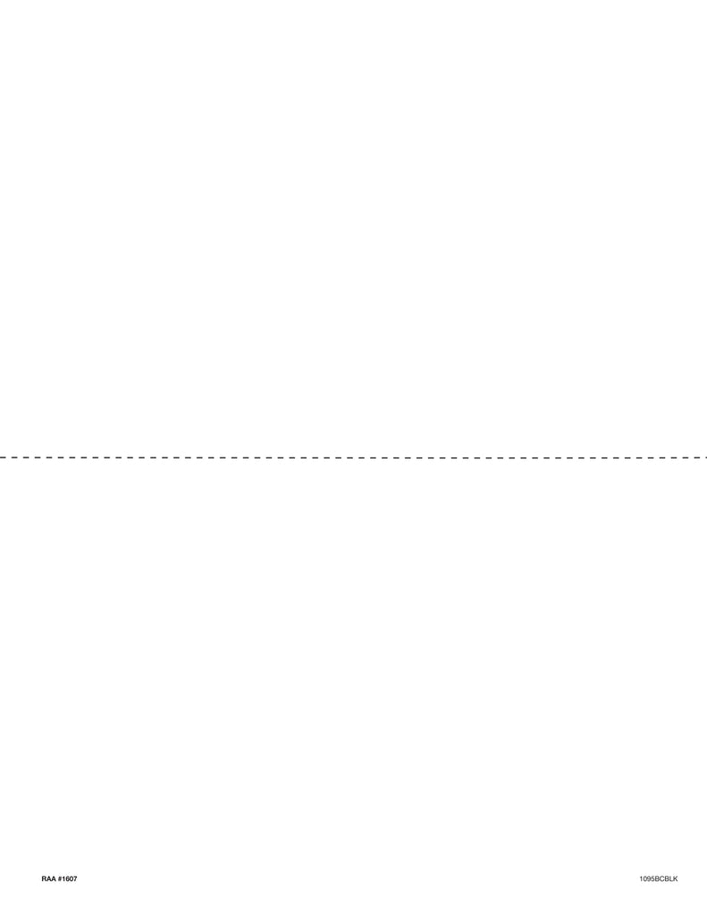 1095-B and/or 1095-C Blank w/Backer