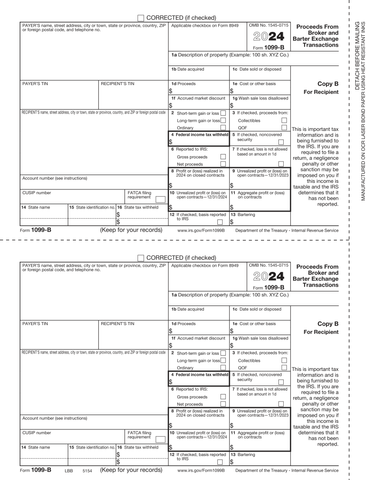 1099-B, 2-Up, Rec Copy B