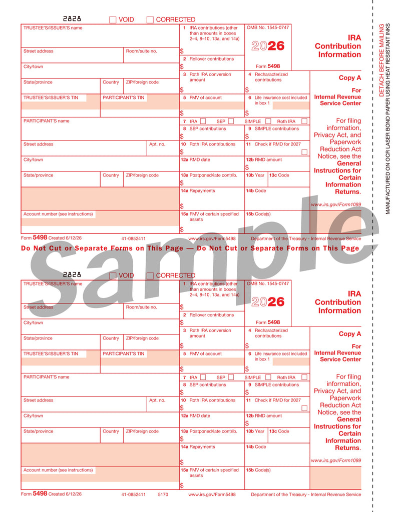 5498-IRA Federal Copy A