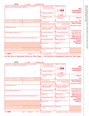 5498-IRA Federal Copy A