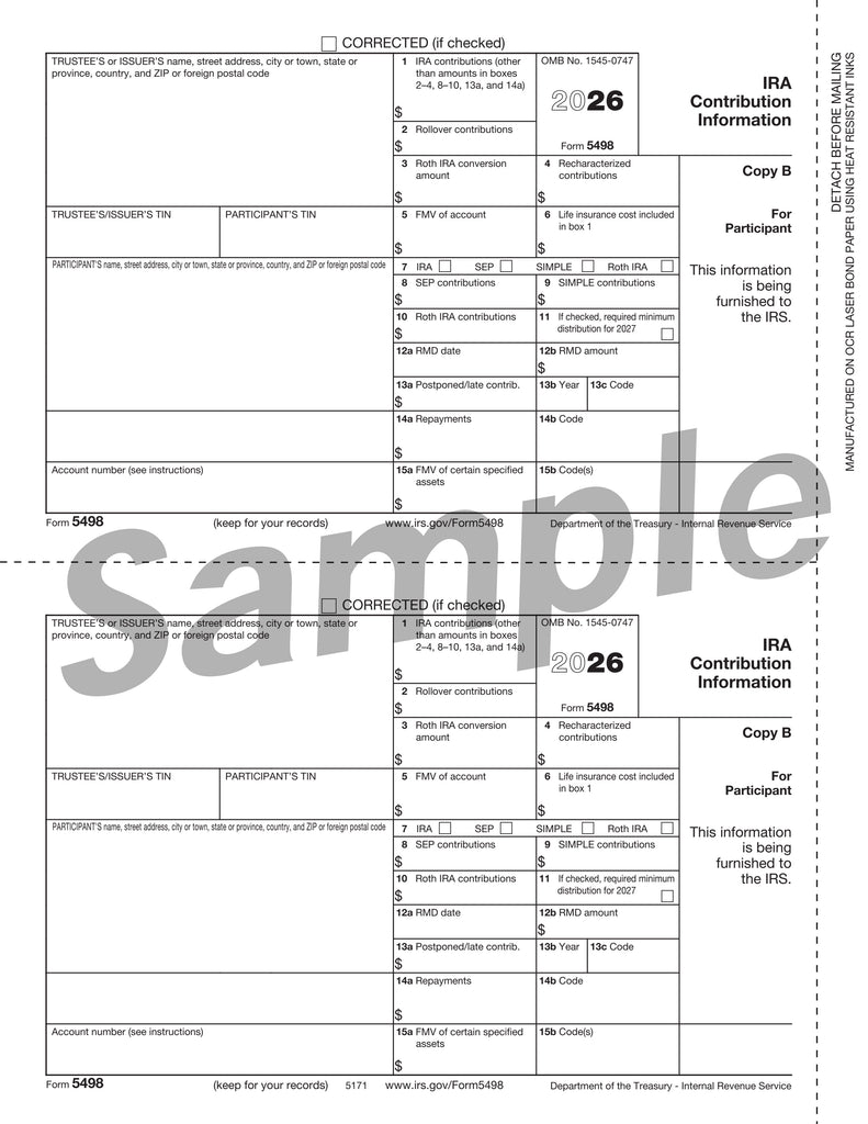 5498-IRA Participant Copy B