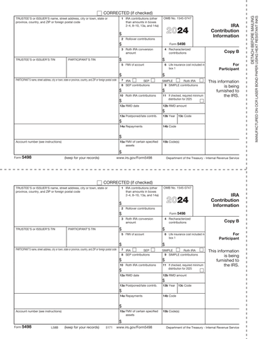 5498-IRA Participant Copy B