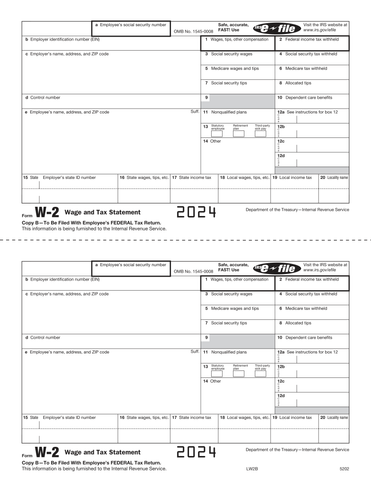 W-2 Employee Copy B