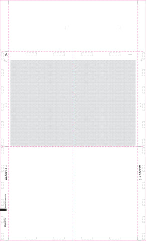 W-2 Blank, 4-Corner w/ Instructions, EZ-Fold Duplex, 14", (500 Forms)