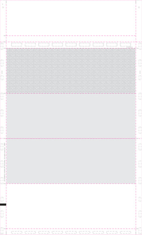 W-2 Blank, Copies B,C,2,2, 4-Up (Horizontal), w/ Backer Instructions, EZ-Fold Simplex, 14", (500 Forms)