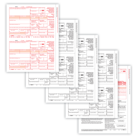 1099-R Set, 4-Part (A,B,C,D)