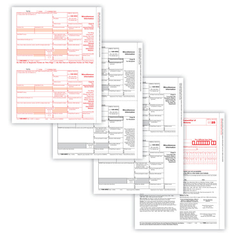 1099-MISC Set, 4-Part