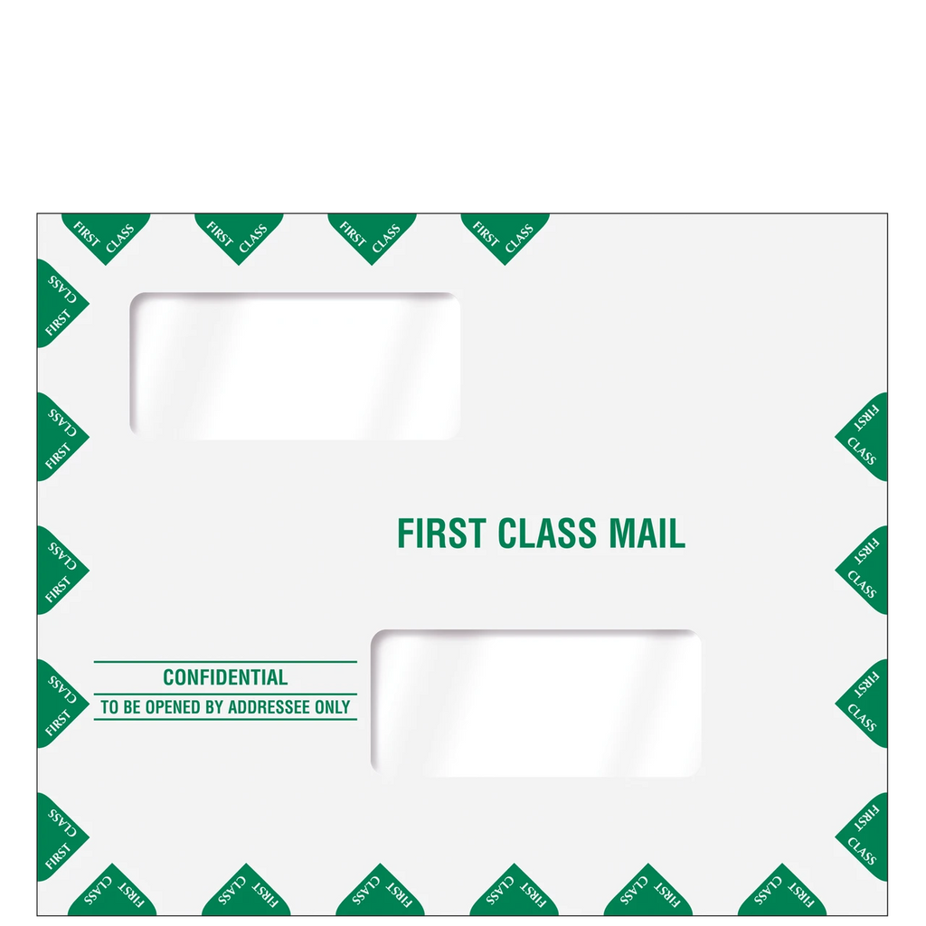 Double Window Tax Return Envelope 80343