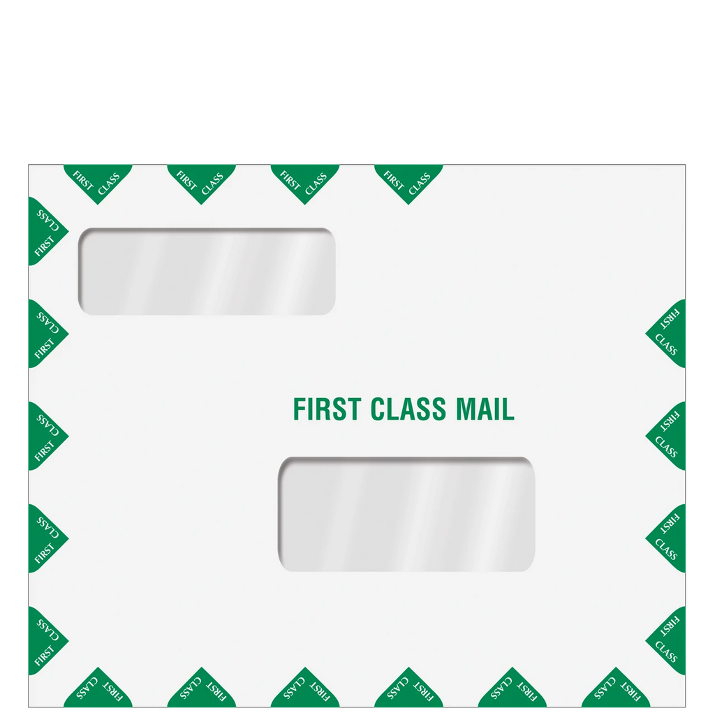 Double Window Tax Return Envelope 80737