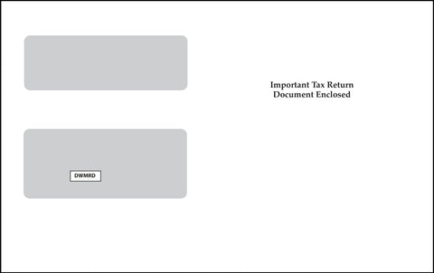 Double Window 1099 Envelope Diagonal Seam (DWMRD)