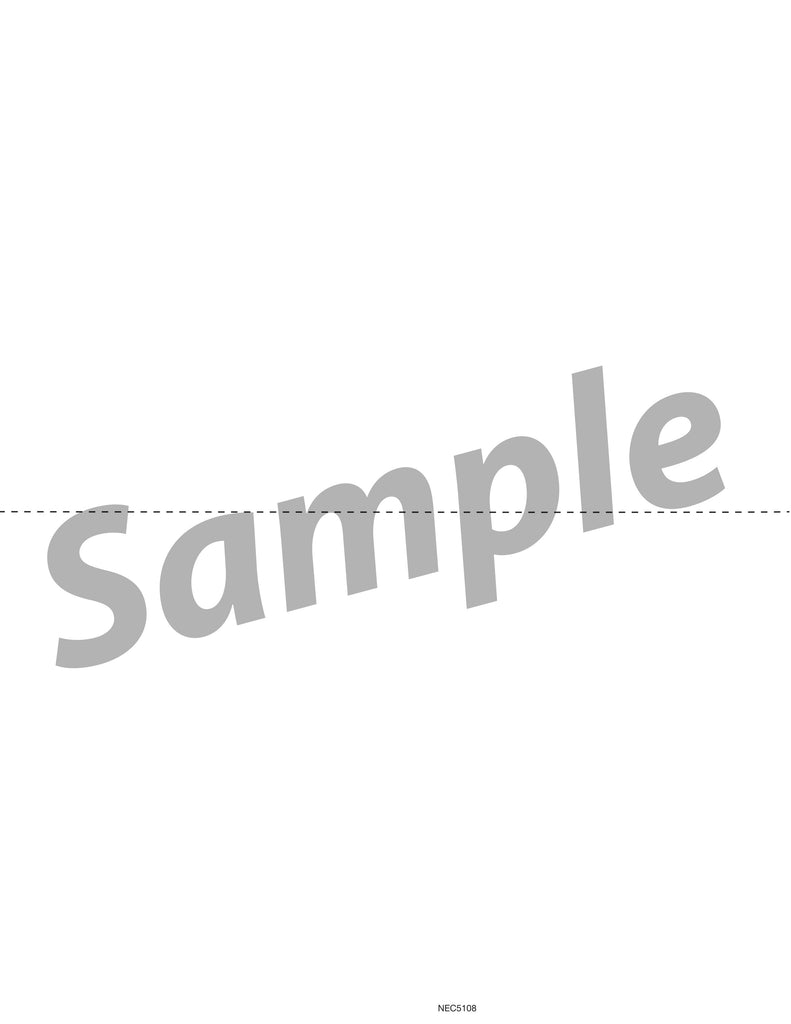 1099-NEC Blank, Copy B, 3-Up, w/ Backer Instructions