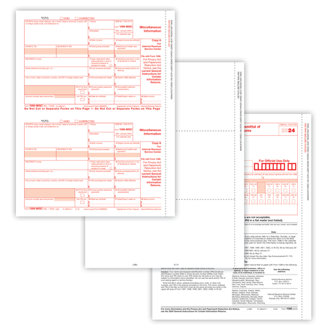 1099-NEC Set, Blank, 5-Part