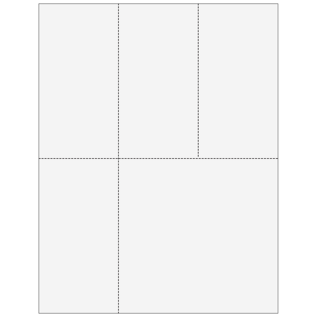 Universal Blank, 4-Up, W-2/1099