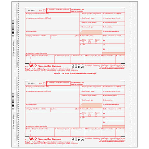 Continuous Tax Forms