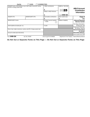 5498-QA IRS Copy A