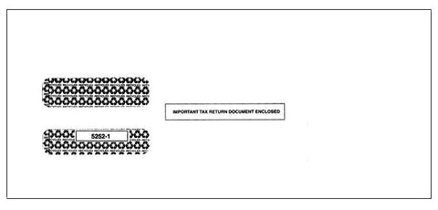 Double Window Envelope for 3-Up 1099-Misc (LM3/5114)