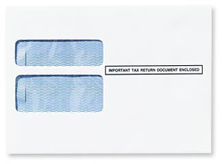 Double Window W-2 Laser Envelope (DWCLS) - Self Seal