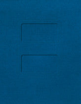 Embossed Window Tax Folder - Side Staple, Midnight Blue