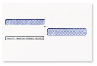 Split Double Window W-2 4UP Envelope (DW4S)